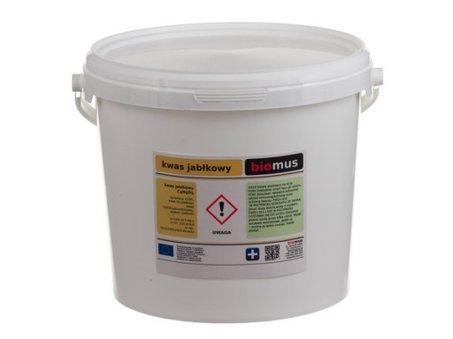 KWAS JABŁKOWY Malic acid czysty 3kg BIOMUS