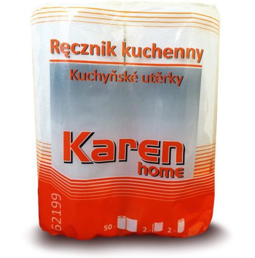 Ręcznik papierowy kuchenny Karen Home 10 m 2 warstwy 2 szt