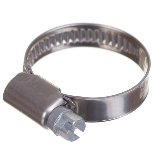 Opaski zaciskowe ślimakowe W4 nierdzewna 20-32 mm