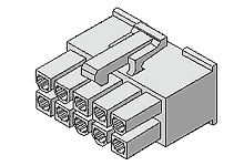 Wtyk złącze Mini-Fit MOLEX 2x5 żeńskie x5szt