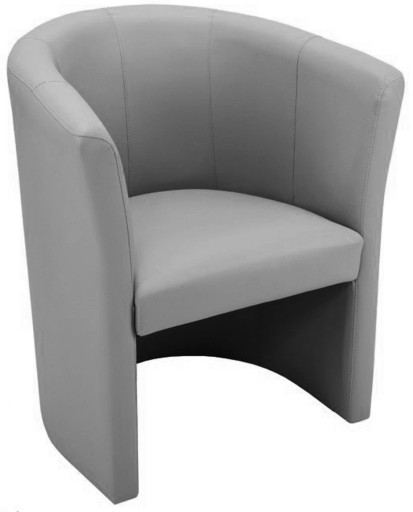 Fotel CLUB - Nowy Styl SP-05 bordo SKÓRA okazja