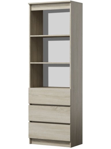 Regał TopEshop BIURO 60 x 180 x 35 cm dąb sonoma