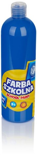 Farba szkolna ASTRA plakatowe 500 ml c.niebieska