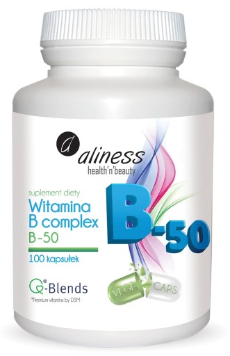 Witamina B complex B-50 100 tabletek ALINESS