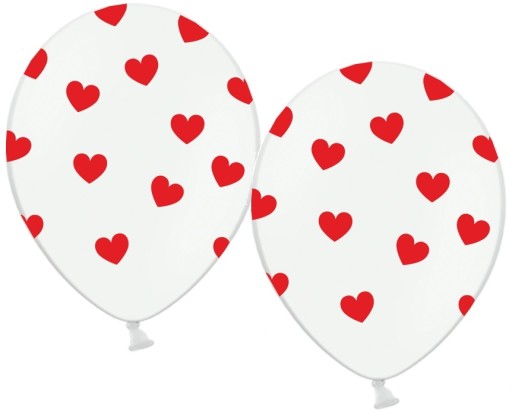 Balony Balon w czerwone SERCA Serduszka Serce 12'