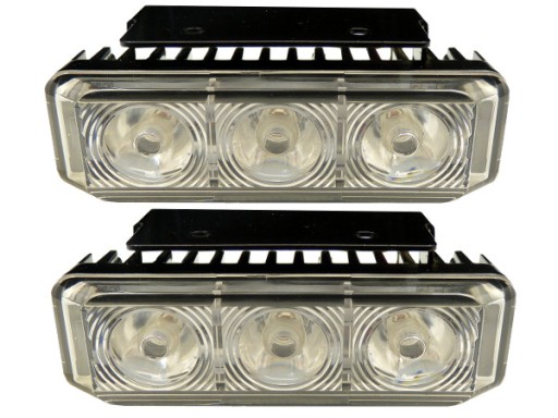 2 x фара led migajaca мига kogut blyskowa 12v 24v1 - фото