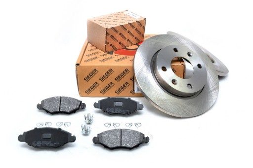 Тормозные диски, диск 247mm+тормозные колодки, колодки перед peugeot 206 sw возможность1 - фото
