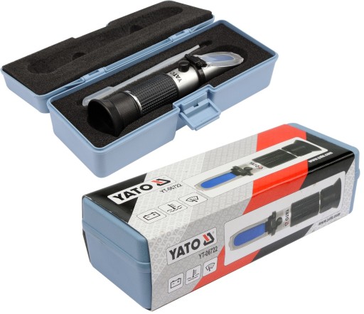 Рефрактометр для измерения мото жидкости.YATO YT-06722