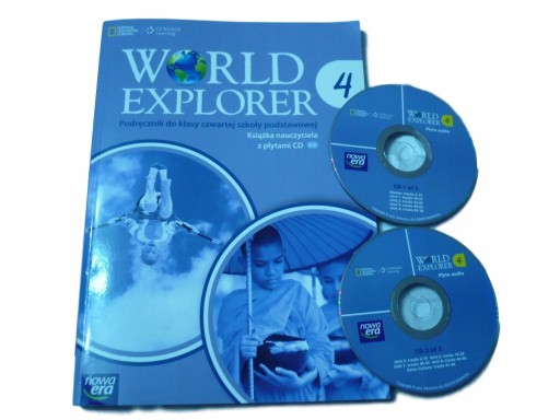 Nowa Era Sprawdzian Trzecioklasisty 2015 World explorer 4 książka nauczyciela Testy CD 2015 Praca zbiorowa