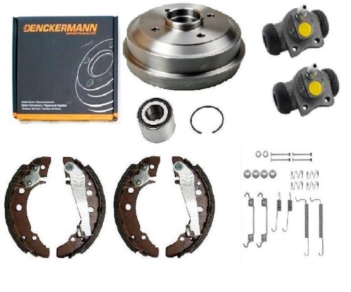 БАРАБАНЫ ЧЕЛЮСТИ ЦИЛИНДРИЧЕСКИЕ ПОДШИПНИКИ CORSA C ABS ALUMI