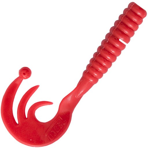 MORSKÝ TWISTER ZEBCO CURLY TAIL FRED FIRE-RED 6 CM