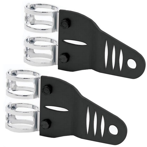 220-984 - Крепление лампы фары алюминий черный 47-50