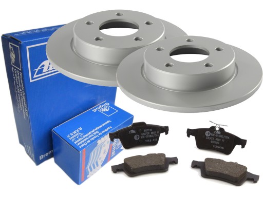 ATE КОЛОДКИ + ДИСКИ ЗАДНИЕ MAZDA 3 BK BL