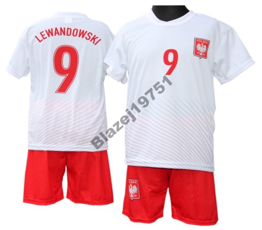 WF KOMPLET FUTBALOVÉ OBLEČENIE LEWANDOWSKI VEĽ. 152