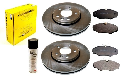 Диски колодки OPEL VIVARO RENAULT TRAFIC II передні