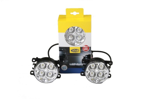 LAQ010 - Светодиодные дневные ходовые огни круглые 90 мм светодиодные