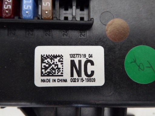 module compartment 13277319 OPEL ASTRA IV