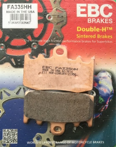 FA335HH - КОЛОДКИ ПЕРЕДНІ BMW R 850 1100 1150 K 1200 1300 HP2