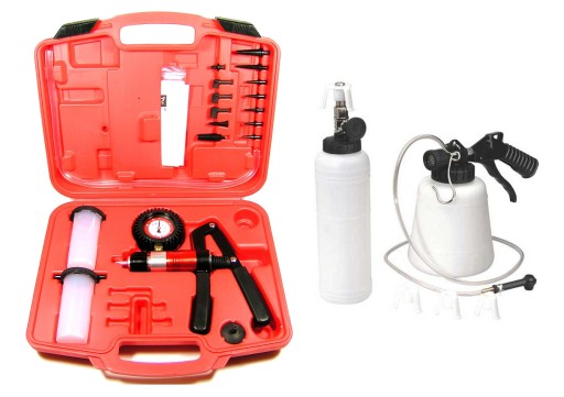 КОМПЛЕКТ ДЛЯ ПРОКАЧУВАННЯ ГАЛЬМ ВАКУУМНИЙ НАСОС В