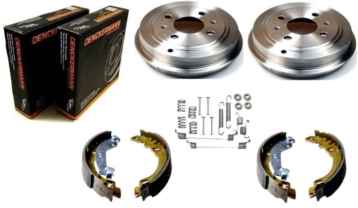 Барабаны челюсти пружины FIAT PANDA II, 500 с ABS