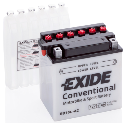 Аккумулятор для мотоцикла Exide YB10L - A2, EB10L-A2