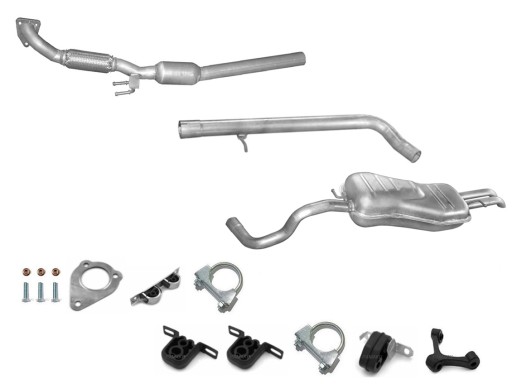 SKODA OCTAVIA 1.9 TDi (1997-2007) выхлопная система