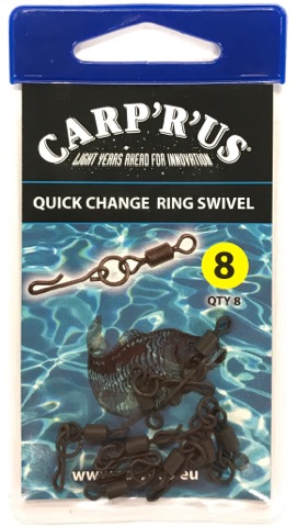 Carp'R'Us Krętliki Quick Change Ring Swivel roz. 8