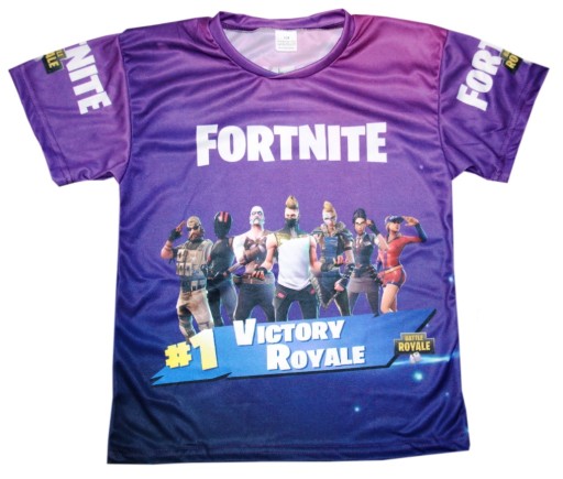 BATTLE ROYALE POĽSKO TRIČKO VEĽ. 146 3D FORTNITE