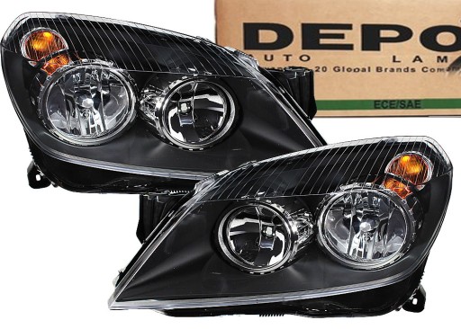 Depo Reflektory Lampy Kpl Opel Astra H Iii 3 Myslowice Allegro Pl