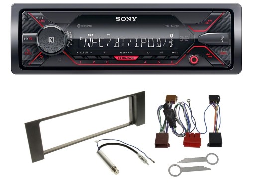 SONY DSX-A410BT RÁDIO BLUETOOTH 4x55W AUDI A4 B6