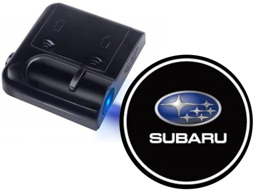 LED SVETLÁ UVÍTACIE LOGO SUBARU BEZDRÔTOVÉ 3D