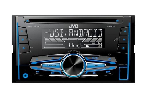 АВТОМОБИЛЬНЫЙ РАДИОПРИЕМНИК JVC 2 DIN МНОГОЦВЕТНЫЙ ANDROID USB