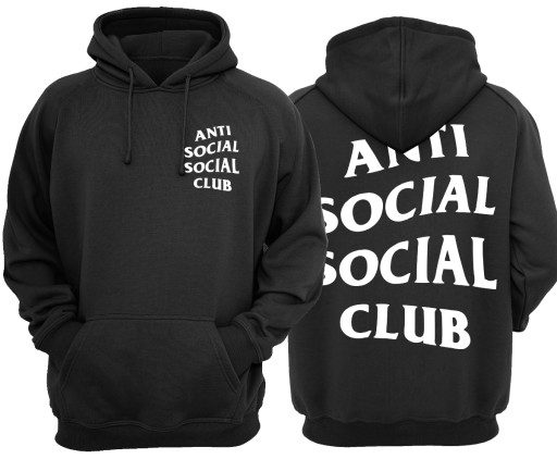 anti social social club hoodie xs