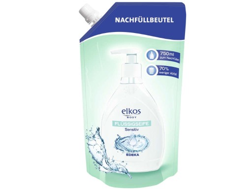 Elkos Sensitive tekuté mydlo zásoba 750ml