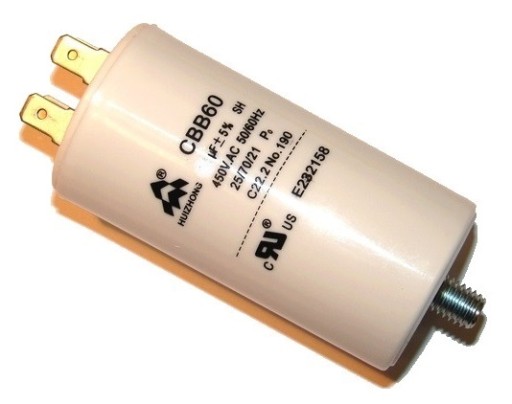 Walfront Anlaufkondensator CBB60 - 25µF 450V Für Haushaltsgeräte