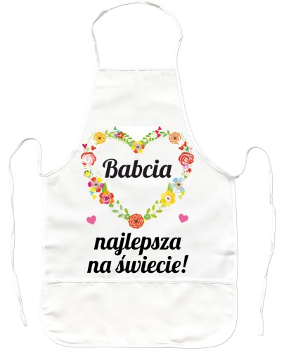 Fajny Fartuch dla Babci, PREZENT NA DZIEŃ BABCI 7773198030 ...