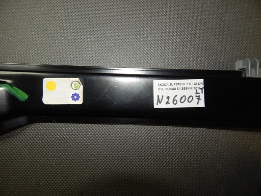 SKODA SUPERB 3V mechanism windows left rear part 3V0839461