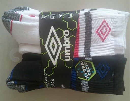 Zdjęcie oferty: UMBRO SZEŚCIOPAK WBGRB ROZMIAR 40-46 skarpety USA