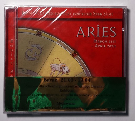 Zdjęcie oferty: ARIES - BARAN 21 MARCA - 20 KWIETNIA - CD [nowe]