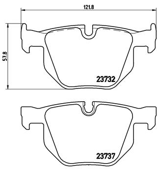 DISCS I PADS BREMBO REAR BMW 5 E60 E61 XDRIVE photo 3 - milautoparts-fr.ukrlive.com