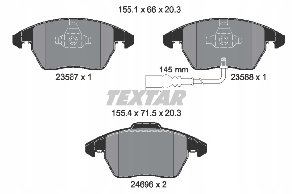 DISCS PADS TEXTAR FRONT AUDI TT 8J 312MM photo 3 - milautoparts-fr.ukrlive.com