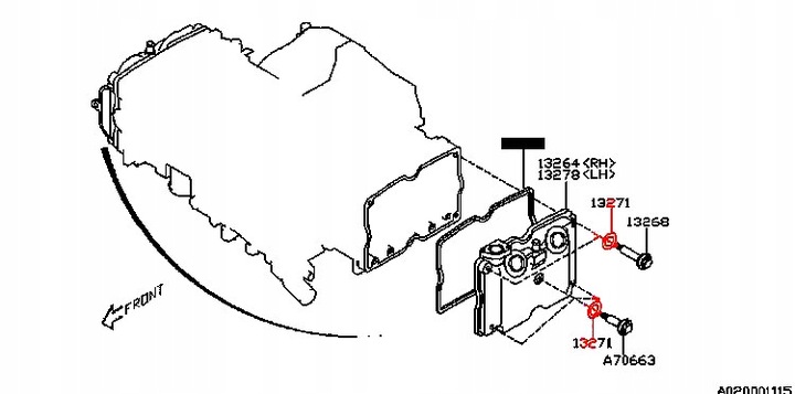 SUBARU AVEC 13271AA071 GARNITURE VIS COUVERCLES DE SOUPAPES photo 2 - milautoparts-fr.ukrlive.com