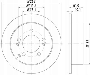 PADS DISCS TEXTAR REAR HYUNDAI TUCSON XG 262MM photo 3 - milautoparts-fr.ukrlive.com