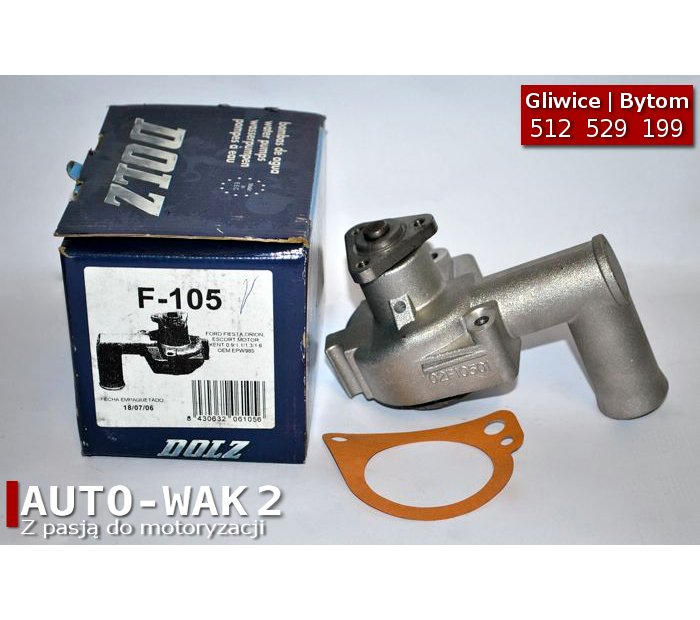 PUMP WATER ESCORT FIESTA ORION 0.9 1.1 1.3 1.6 photo 2 - milautoparts-fr.ukrlive.com