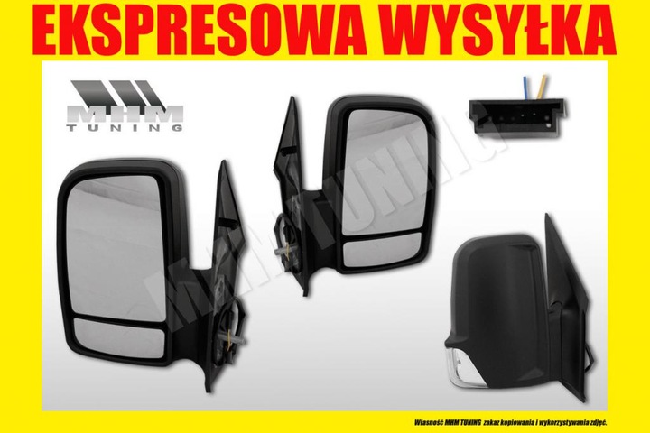 MIRROR MERCEDES SPRINTER 906 VW CRAFTER 2006- L photo 2 - milautoparts-fr.ukrlive.com