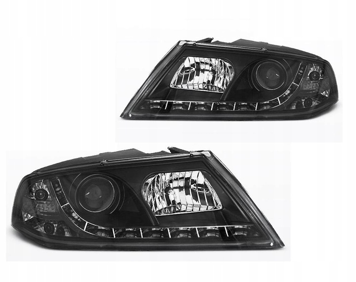 FEU FEUX AVANT SKODA OCTAVIA 2 DAYLIGHT BLACK photo 1 - milautoparts-fr.ukrlive.com