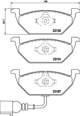 DISCS I PADS BREMBO FRONT VW GOLF V VI 280MM photo 3 - milautoparts-fr.ukrlive.com