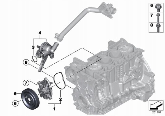 BMW WITH 11517619020 WHEEL PULLEY PUMP WATER photo 4 - milautoparts-fr.ukrlive.com