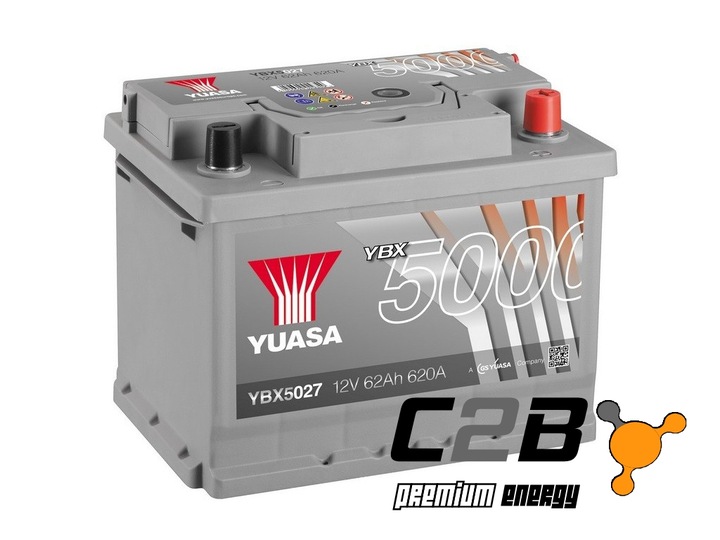 BATTERY 65AH 640A P+ YUASA SILVER YBX5027 photo 11 - milautoparts-fr.ukrlive.com