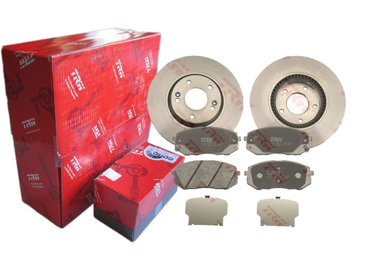 DISQUES + SABOTS DE FREIN TRW AVANT HYUNDAI I40 IX35 300MM photo 1 - milautoparts-fr.ukrlive.com